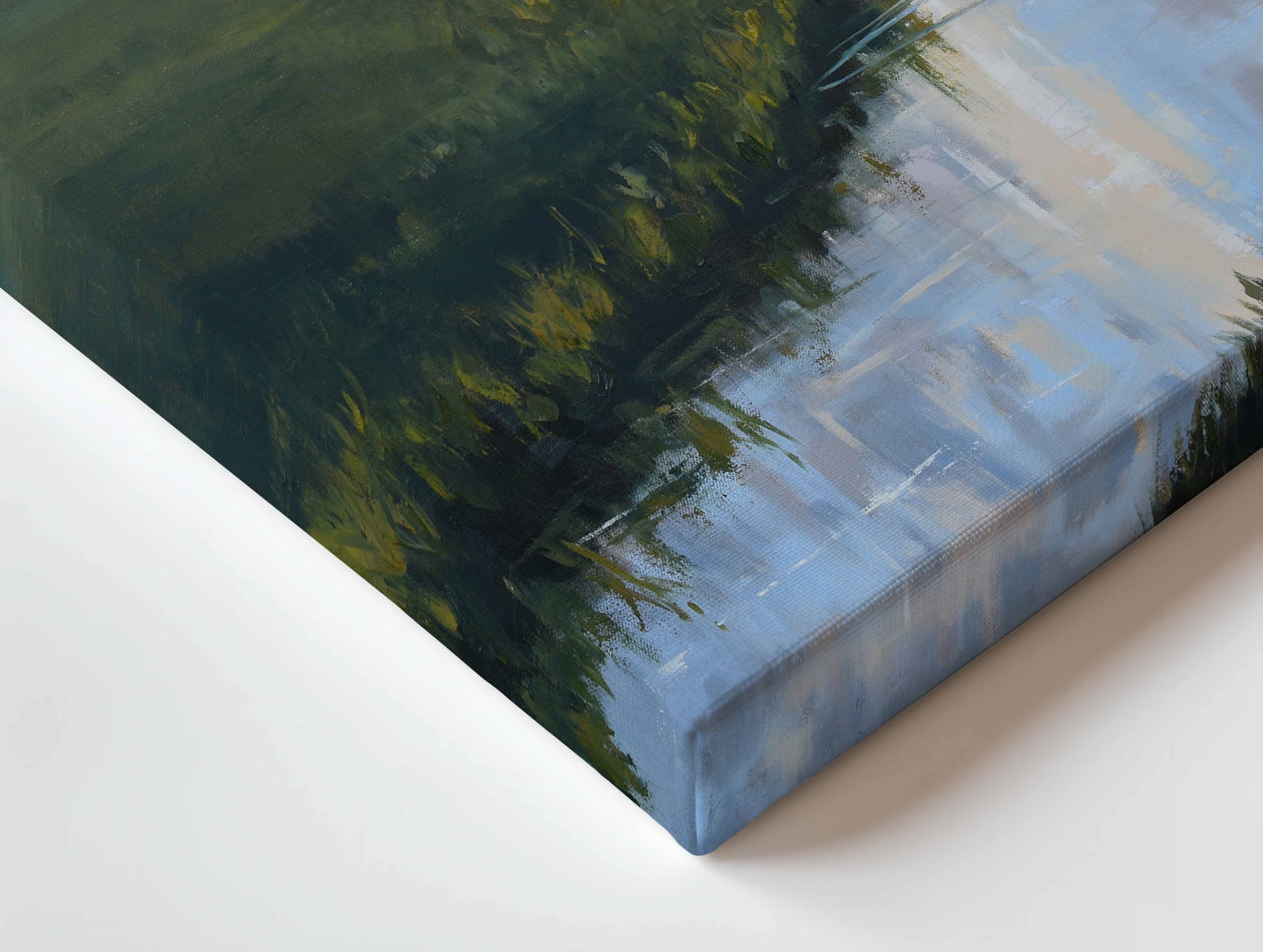 Evening Reflections Coastal Marsh Giclée Canvas Wall Art Lowcountry Painting