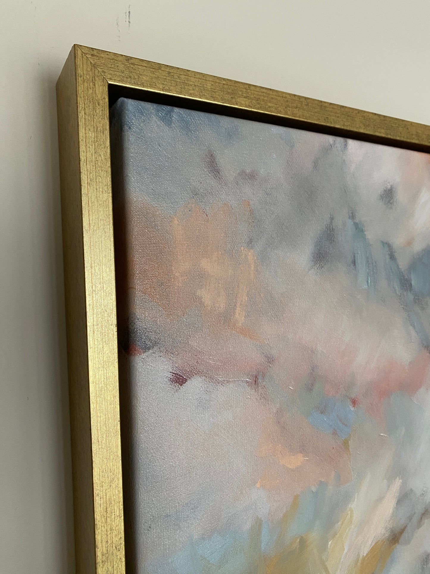 Clouds over the Marsh - Lowcountry Marsh Fine Canvas Art (Vertical Edition)