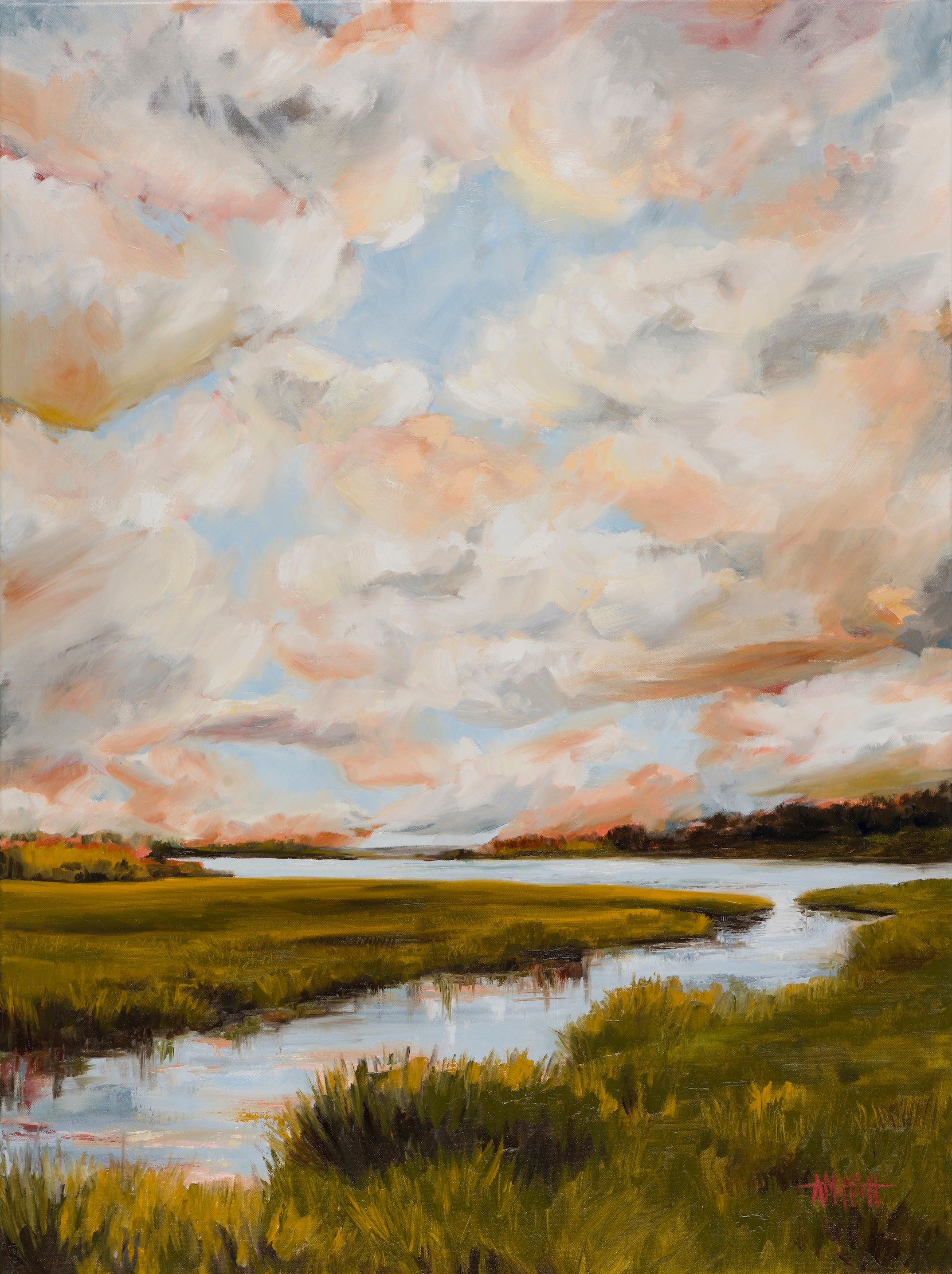 April Moffatt | Fine Art | Lowcountry Marshes & Blue Ridge Mountains ...