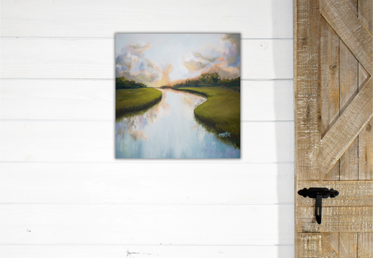 Original Oil Painting - Tidal Creek Drift