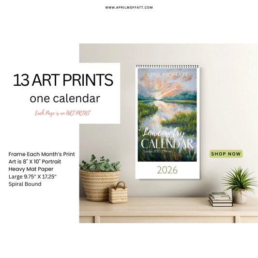 2026 Lowcountry Calendar by April Moffatt