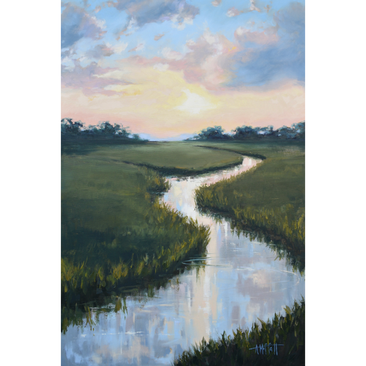 Evening Reflection - Giclée Canvas Art Print