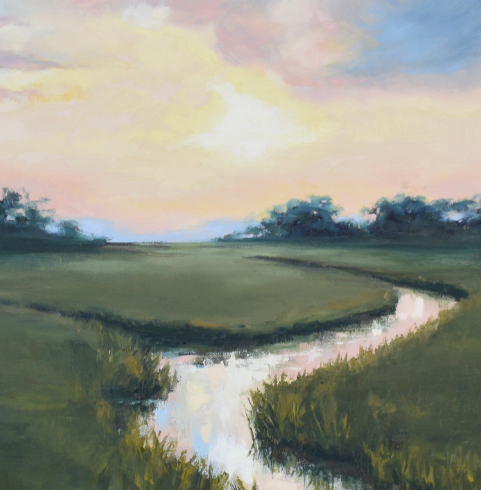 Morning Reflection - Gallery-wrapped Giclee Canvas Print