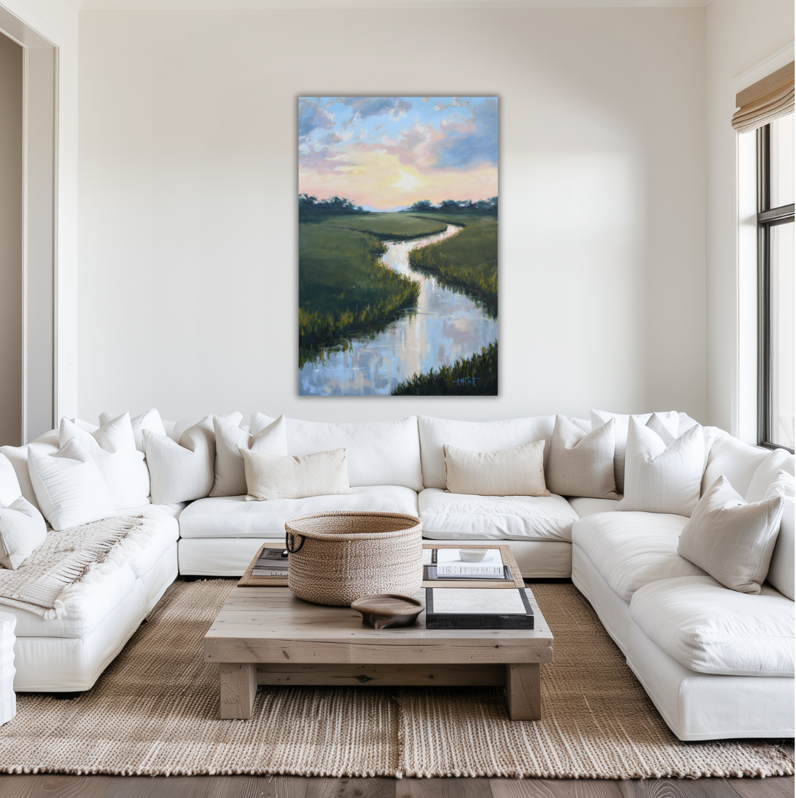 Morning Reflection - Gallery-wrapped Giclee Canvas Print