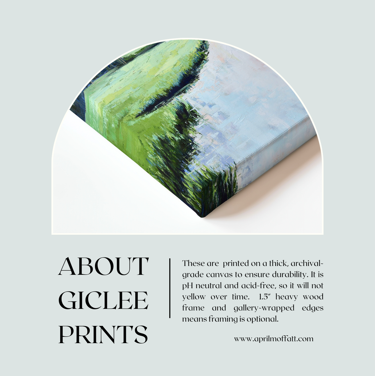 Giclee print of a lowcountry marsh landscape explaining what a giclee prints is