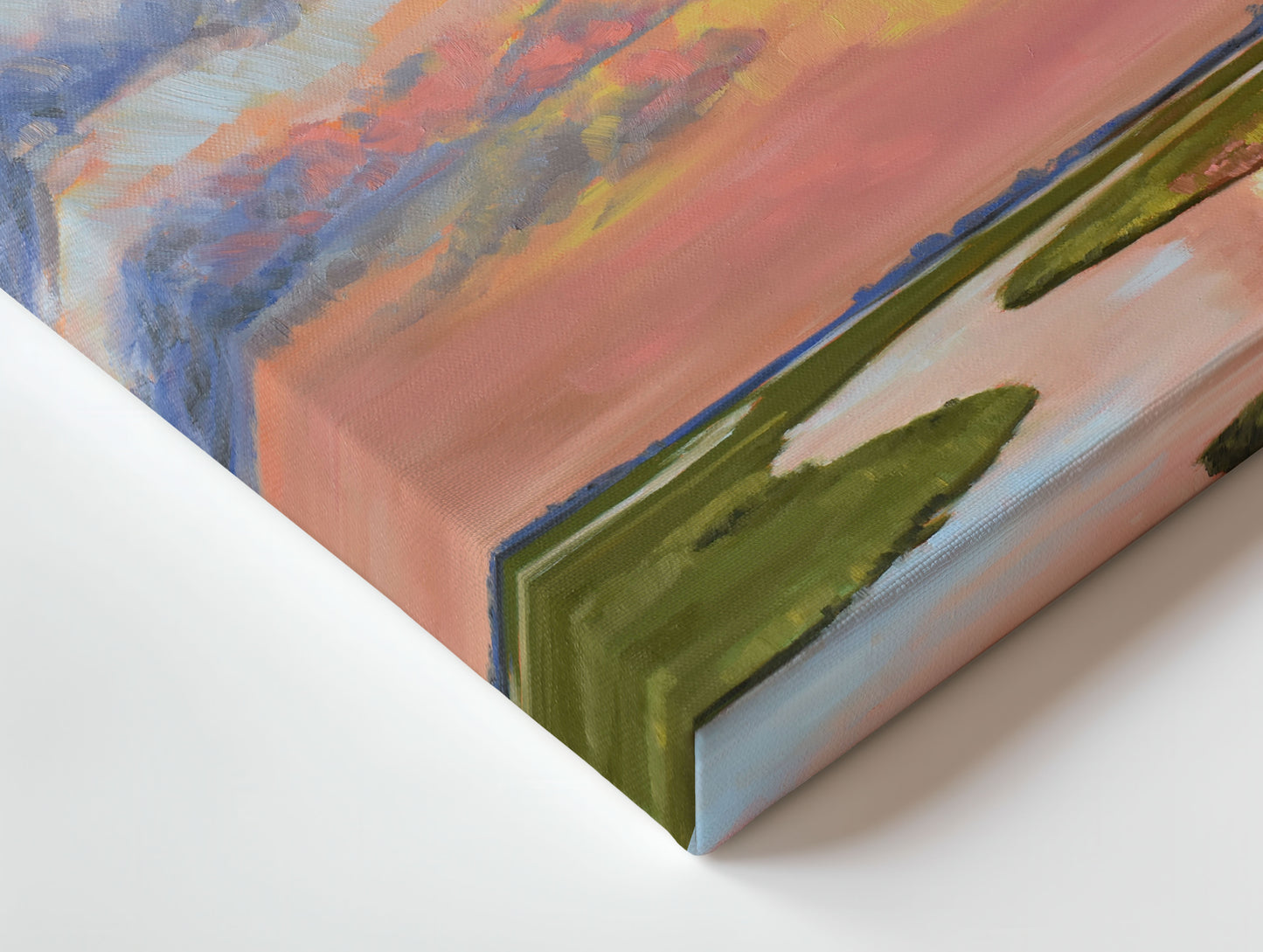 Glassy Waters on the Marsh - Giclee Gallery Wrapped Canvas Print