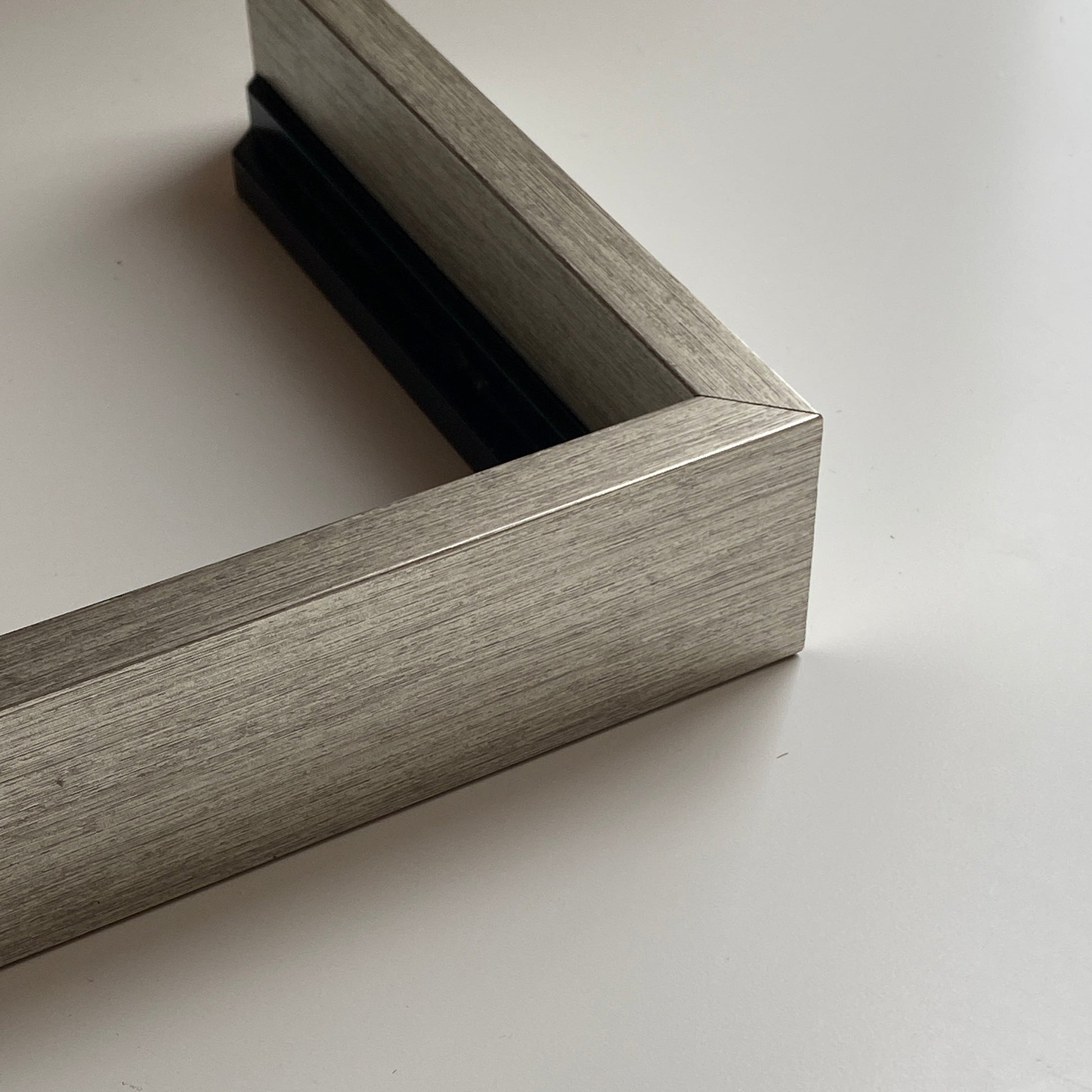 Silver Floater Frame for hand embellished Giclee
